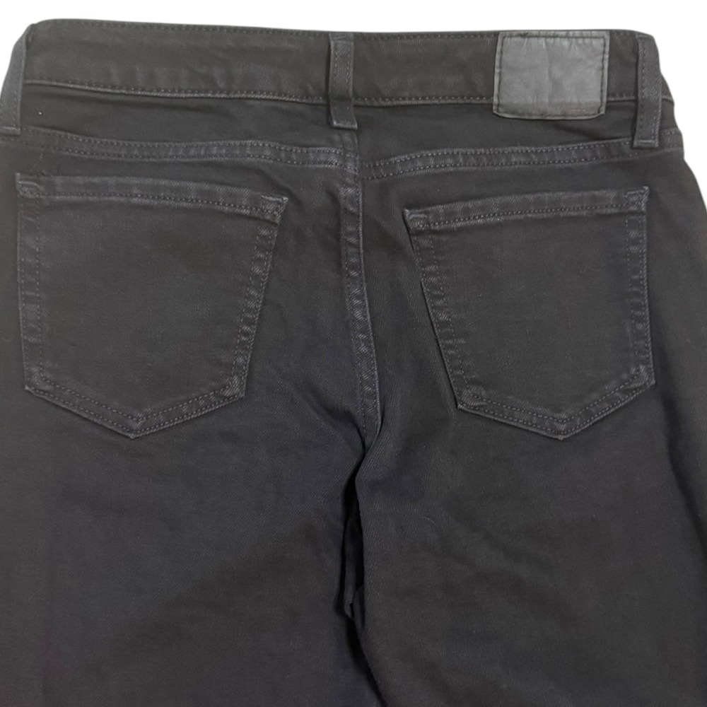 NWT Aeropostale Womens Mid Rise Bootcut Jeans Black Stretch Denim Size 8R - Picture 3 of 7